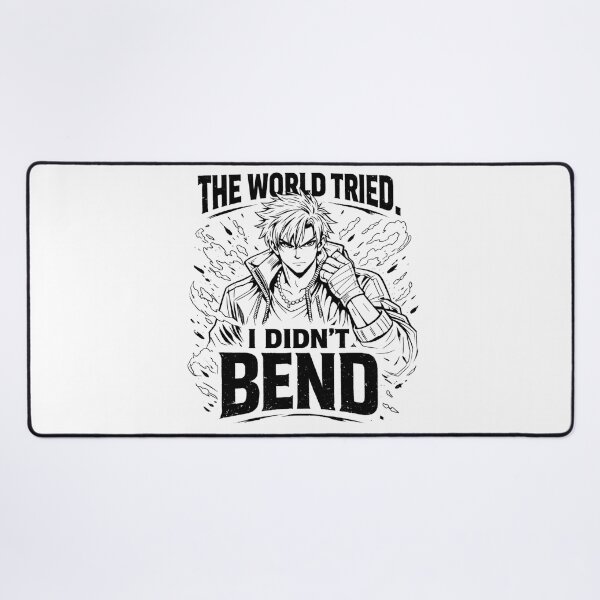 Item preview, The World Tried I Didn't Bend - Dark Anime Streetwear designed and sold by SoulFlex.