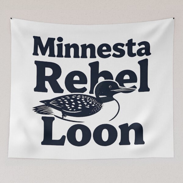 Item preview, anti ice minnesota rebel loon  designed and sold by Uglyandcute.