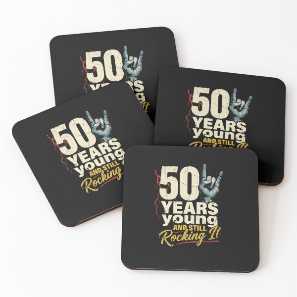 Item preview, 50 Years Young Rock and Roll Birthday designed and sold by AdyKurniawan.