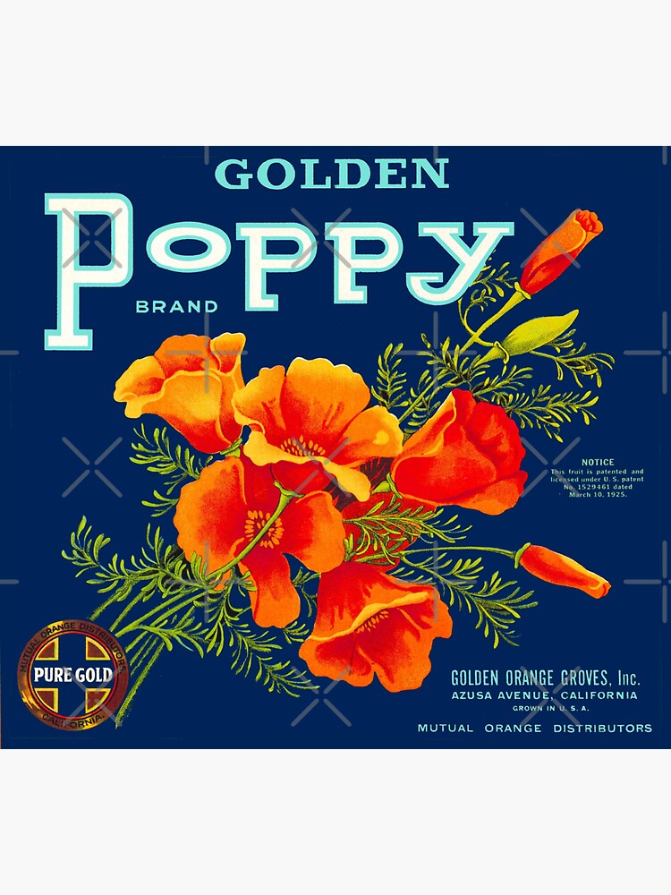 California Grown Poppies Racerback Tank California Grown Poppies Racerback Tank