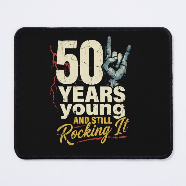 Item preview, 50 Years Young Rock and Roll Birthday designed and sold by AdyKurniawan.