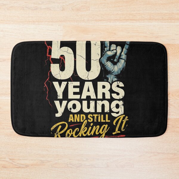 Item preview, 50 Years Young Rock and Roll Birthday designed and sold by AdyKurniawan.
