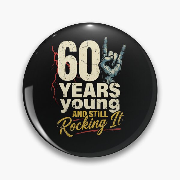 Item preview, 60 Years Young Rock and Roll Birthday designed and sold by AdyKurniawan.