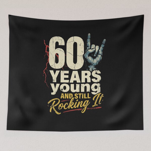 Item preview, 60 Years Young Rock and Roll Birthday designed and sold by AdyKurniawan.