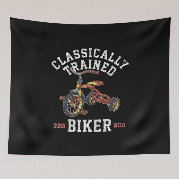 Item preview, Classically Trained Biker Tricycle Funny designed and sold by AdyKurniawan.