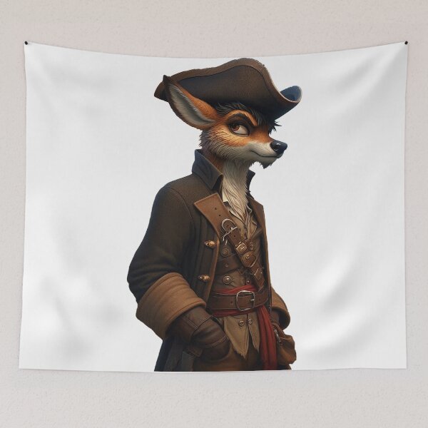 Item preview, Pirate Deer Giving You the Stare-down designed and sold by nikkolaus.