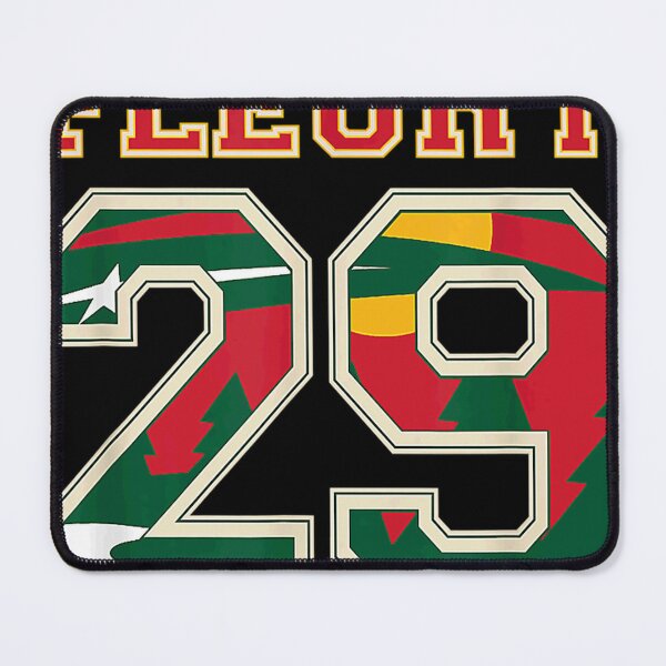 Item preview, Fleury 29 Wild Goalie Flower Minnesota Pro Ice Hockey designed and sold by Eman-Shop.
