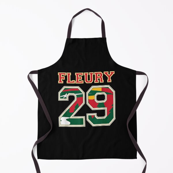 Item preview, Fleury 29 Wild Goalie Flower Minnesota Pro Ice Hockey designed and sold by Eman-Shop.