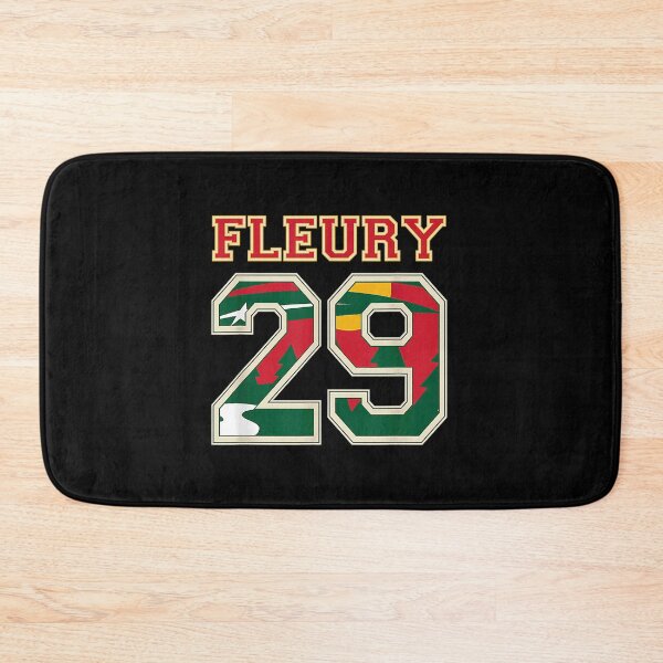Item preview, Fleury 29 Wild Goalie Flower Minnesota Pro Ice Hockey designed and sold by Eman-Shop.