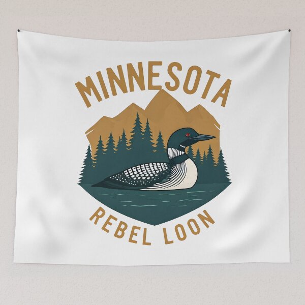 Item preview, anti ice minnesota rebel loon  designed and sold by Uglyandcute.
