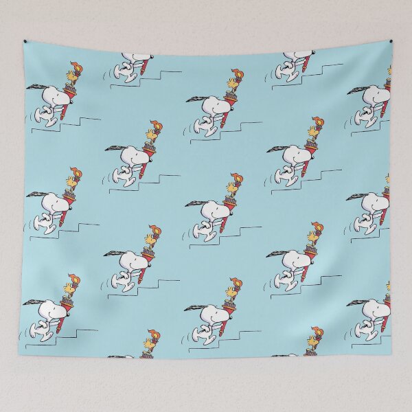 Item preview, Olympic Snoopy Torch Run designed and sold by moamaxshop.