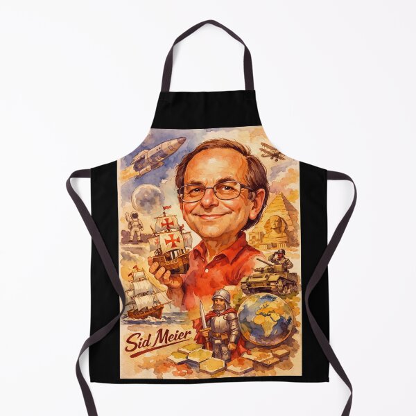 Item preview, Sid Meier designed and sold by Sarcastic designs.