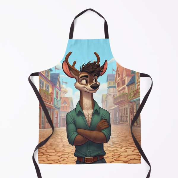 Item preview, Deer Standing In Town designed and sold by nikkolaus.