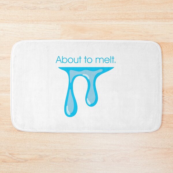 Item preview, About to Melt - Minimalist Blue Drip Illustration designed and sold by AIRATH.