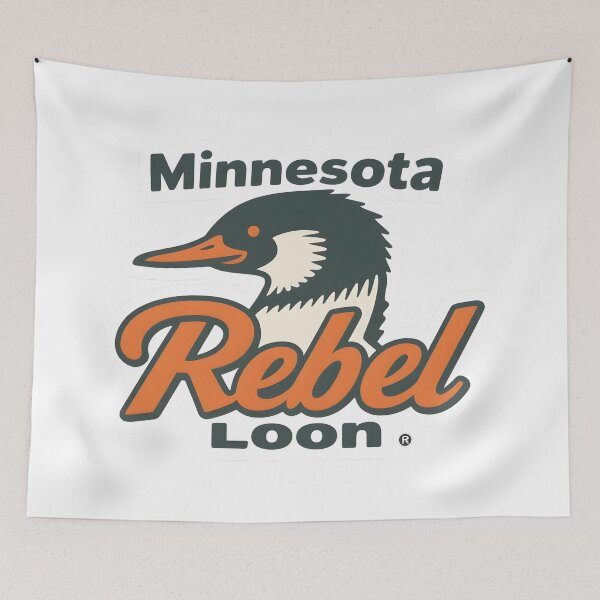Item preview, anti ice minnesota rebel loon  designed and sold by Uglyandcute.