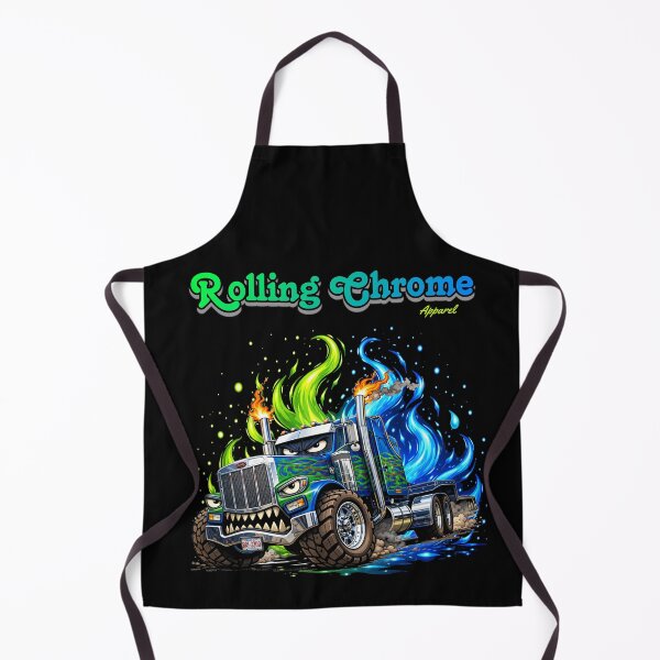 Item preview, Green & Blue Peterbilt with Cartoon design designed and sold by rharrisphotos.