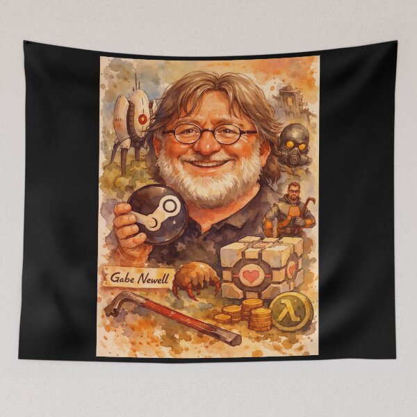 Item preview, Gabe Newell designed and sold by Sarcastic designs.