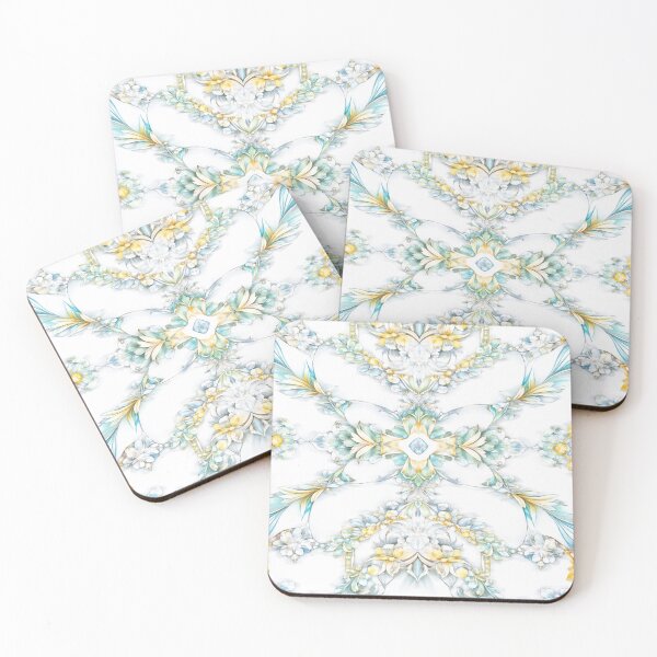 Item preview, Golden Petal Symphony – Elegant Floral Pattern designed and sold by Colorshow-relax.