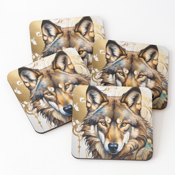 Item preview, Golden Timber Wolf designed and sold by Kestrelle.