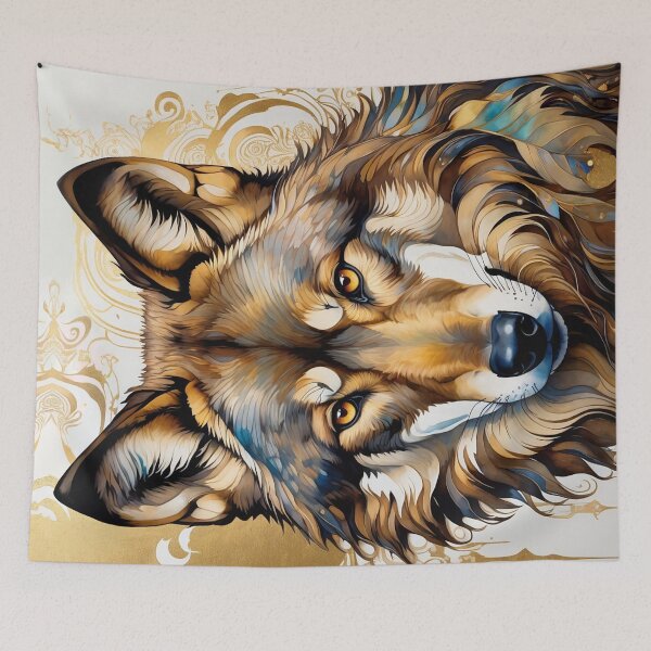 Item preview, Golden Timber Wolf designed and sold by Kestrelle.