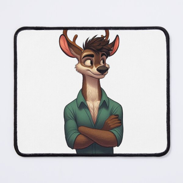 Item preview, Deer Standing with Crossed Arms designed and sold by nikkolaus.