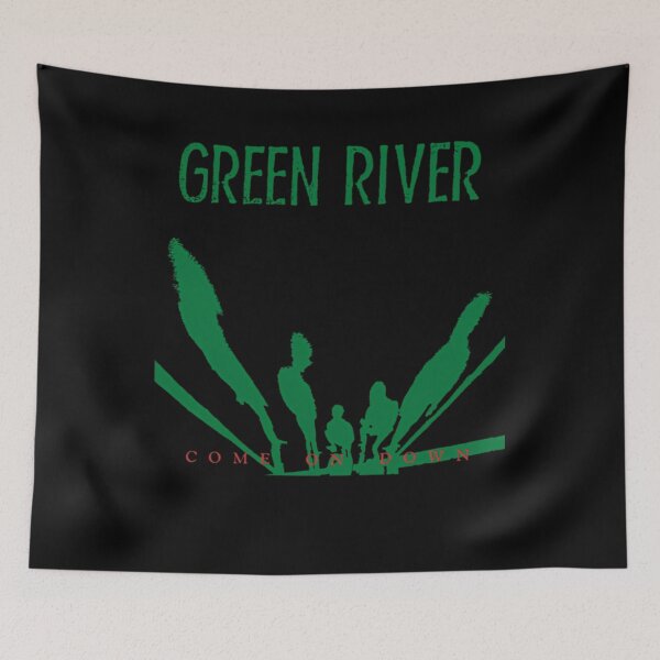 Item preview, Coem On Down Green American River Seattle Grunge Rock Band Washington 1984 Racerback  designed and sold by AHMD AHMD.