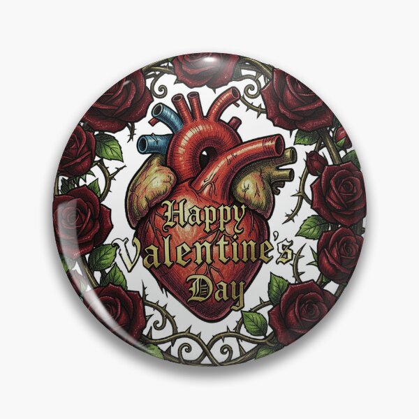 Item preview, Gothic Heart – Happy Valentine’s Day designed and sold by Alquimia Lunar.