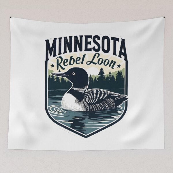 Item preview, anti ice minnesota rebel loon  designed and sold by Uglyandcute.