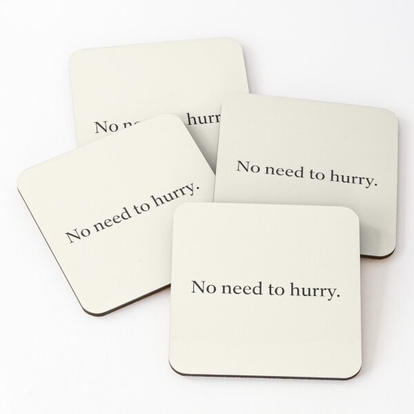 Item preview, No Need To Hurry – Minimal Slow Living Typography designed and sold by Irene Catchmind.