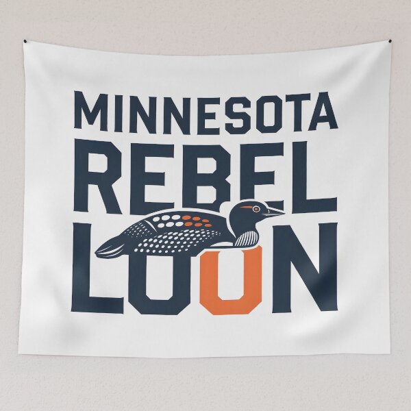 Item preview, anti ice minnesota rebel loon  designed and sold by Uglyandcute.