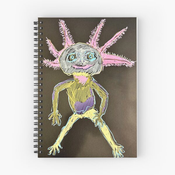 Item preview, Axolotl mole salamander designed and sold by junehog.
