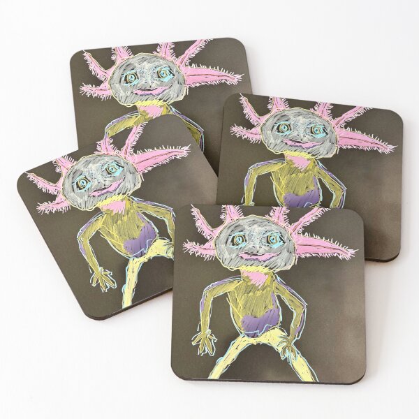 Item preview, Axolotl mole salamander designed and sold by junehog.