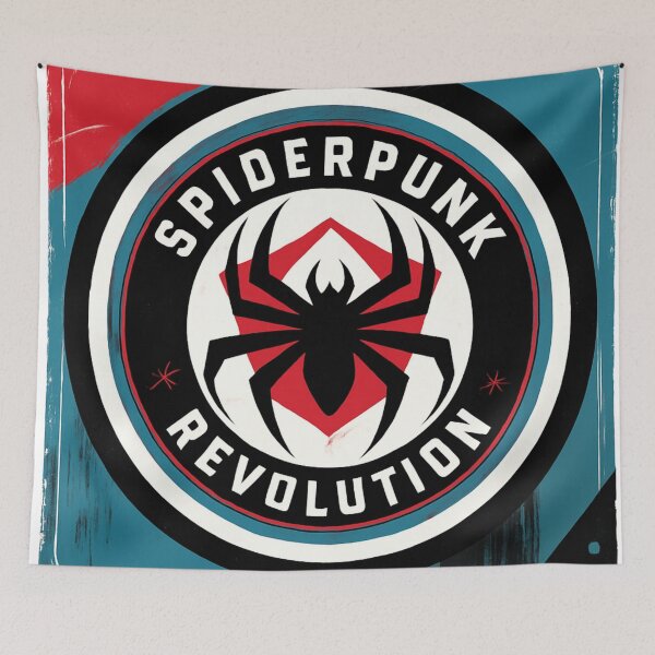 Item preview, Spiderpunk Rebel – Punk Rock Spider Street Art Illustration designed and sold by Chippychips1.