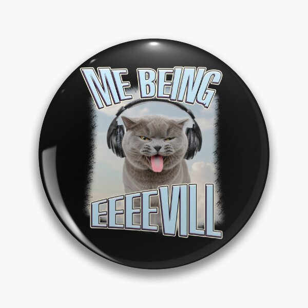 Item preview, Me Being Eeevil Silly Cat designed and sold by bngfx.