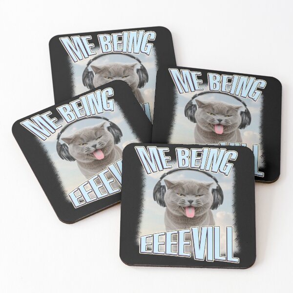 Item preview, Me Being Eeevil Silly Cat designed and sold by bngfx.