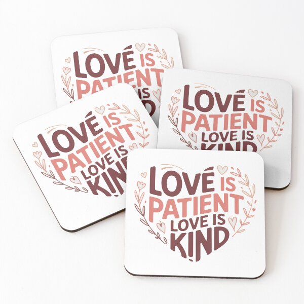 Item preview, Love Is Patient Love Is Kind, Love is patient love is kind verse​ designed and sold by graphic-genie.