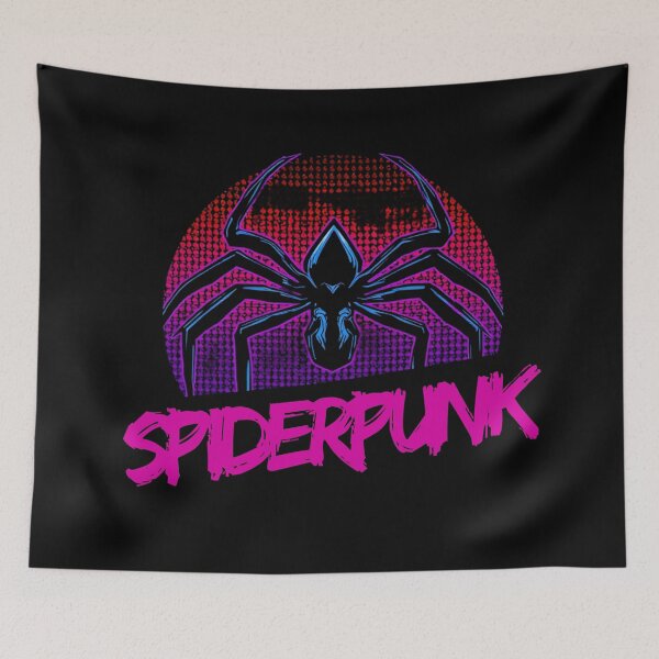 Item preview, Spiderpunk Rebel – Punk Rock Spider Street Art Illustration designed and sold by Chippychips1.