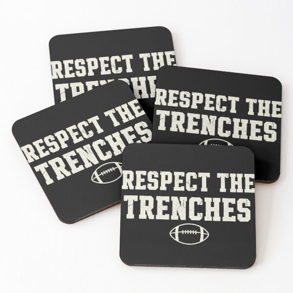 Item preview, Respect The Trenches – Football Lineman Retro designed and sold by DIRTYSKETCHH.