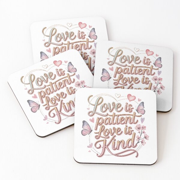 Item preview, Love Is Patient Love Is Kind, Love is patient love is kind verse​ designed and sold by graphic-genie.