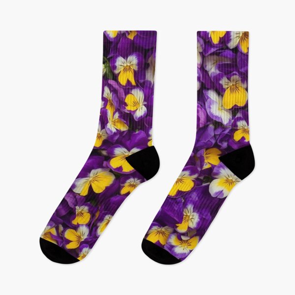 Item preview, Seamless Viola Flowers Pattern – Botanical Floral Repeat Design designed and sold by Chippychips1.