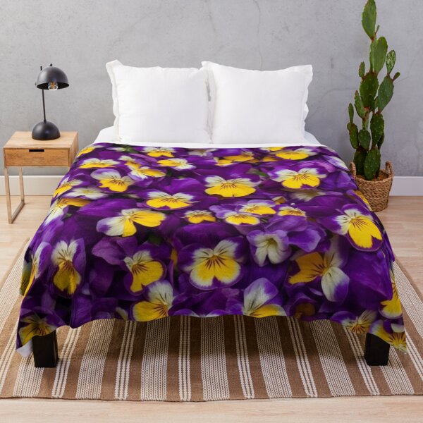 Item preview, Seamless Viola Flowers Pattern – Botanical Floral Repeat Design designed and sold by Chippychips1.