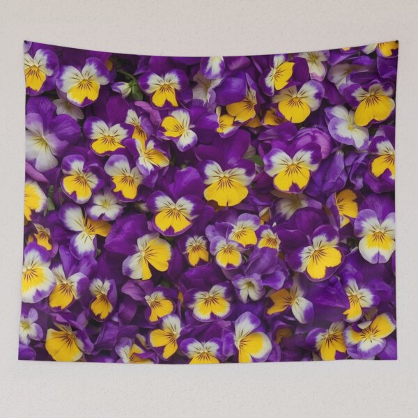Item preview, Seamless Viola Flowers Pattern – Botanical Floral Repeat Design designed and sold by Chippychips1.