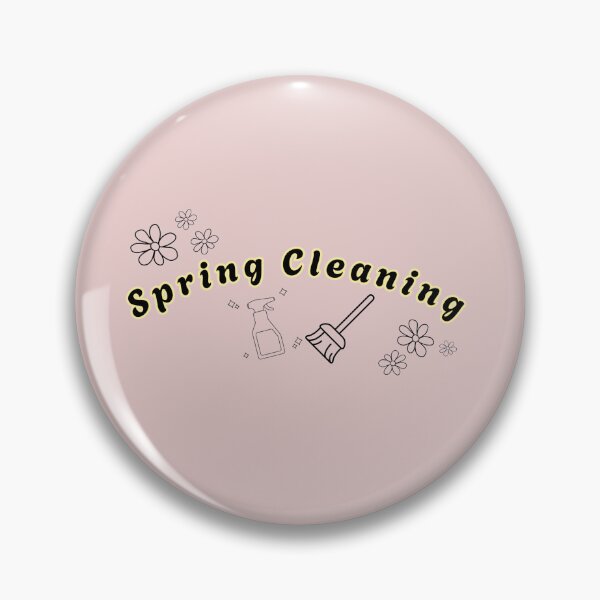 Item preview, Spring Cleaning Flowers Yellow Text Stickers Prints Posters Wall Art Magnet Home Coffee Cup Decoration TShirt Stationary Notebook Magnet Hat Kitchen Work School Office Redbubble Shop designed and sold by Saritas Boutique Shop.