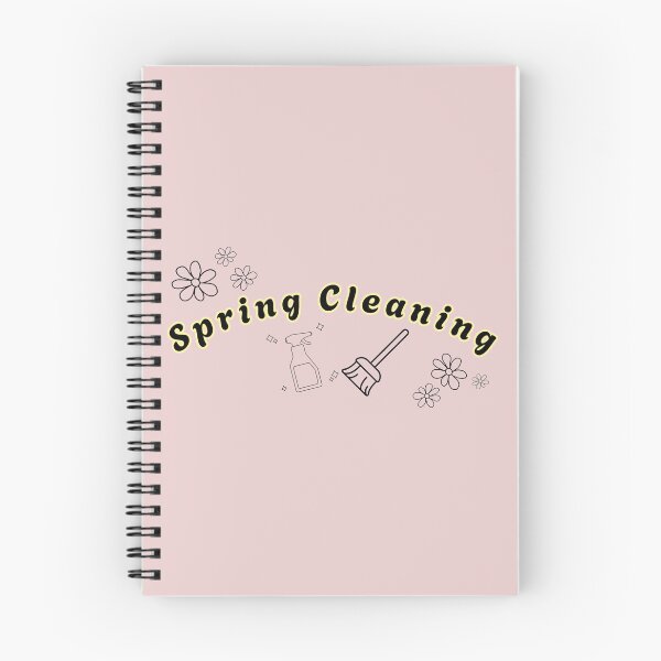 Item preview, Spring Cleaning Flowers Yellow Text Stickers Prints Posters Wall Art Magnet Home Coffee Cup Decoration TShirt Stationary Notebook Magnet Hat Kitchen Work School Office Redbubble Shop designed and sold by Saritas Boutique Shop.