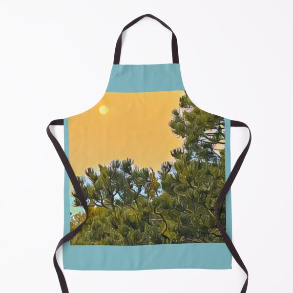 Item preview, Yellow Sky with Piñon Trees designed and sold by oh-bi-me.
