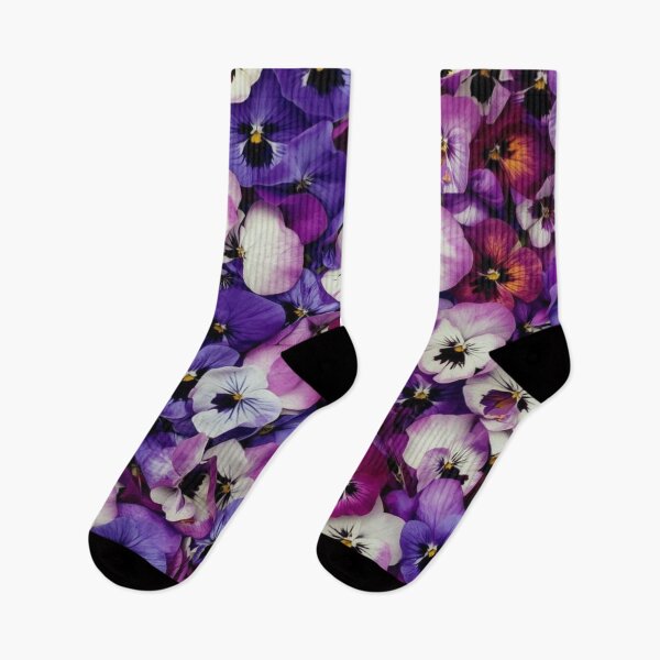 Item preview, Seamless Viola Flowers Pattern – Botanical Floral Repeat Design designed and sold by Chippychips1.