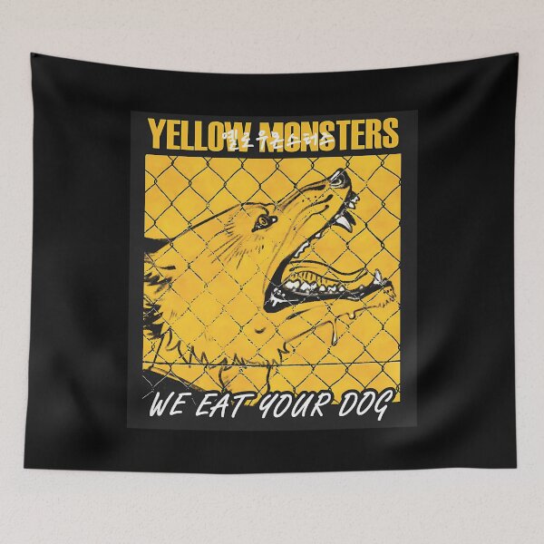 Item preview, Yellow Monsters We Eat Your Dog Textless designed and sold by salim arougou.