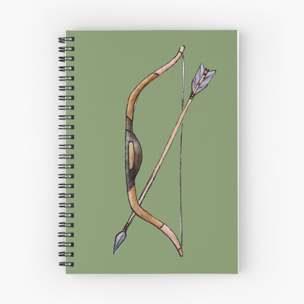 Item preview, Fantasy Bow an Arrow Drawing designed and sold by A_Guy_With_Art_Supplies.
