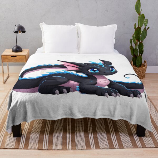 Aperçu de l'œuvre Adorable dragon fantaisiste – Illustration d'une créature fantastique craquante créée et vendue par Chippychips1.