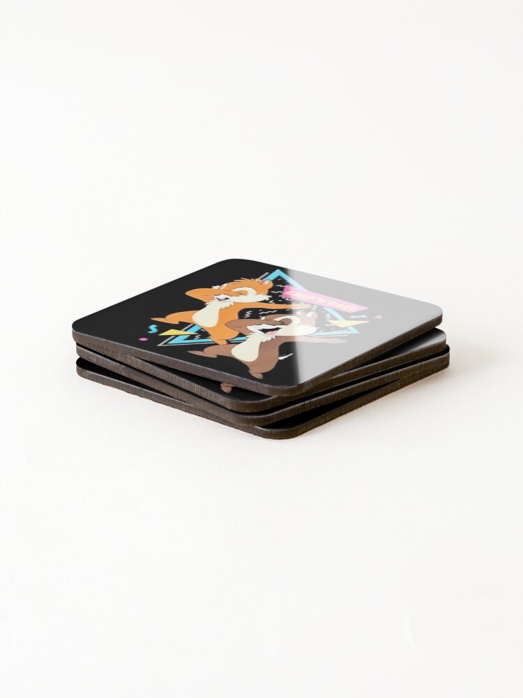 Thumbnail 4 of 5, Coasters (Set of 4), Chip 'n Dale Rescue Rangers designed and sold by Daisy-Creates.